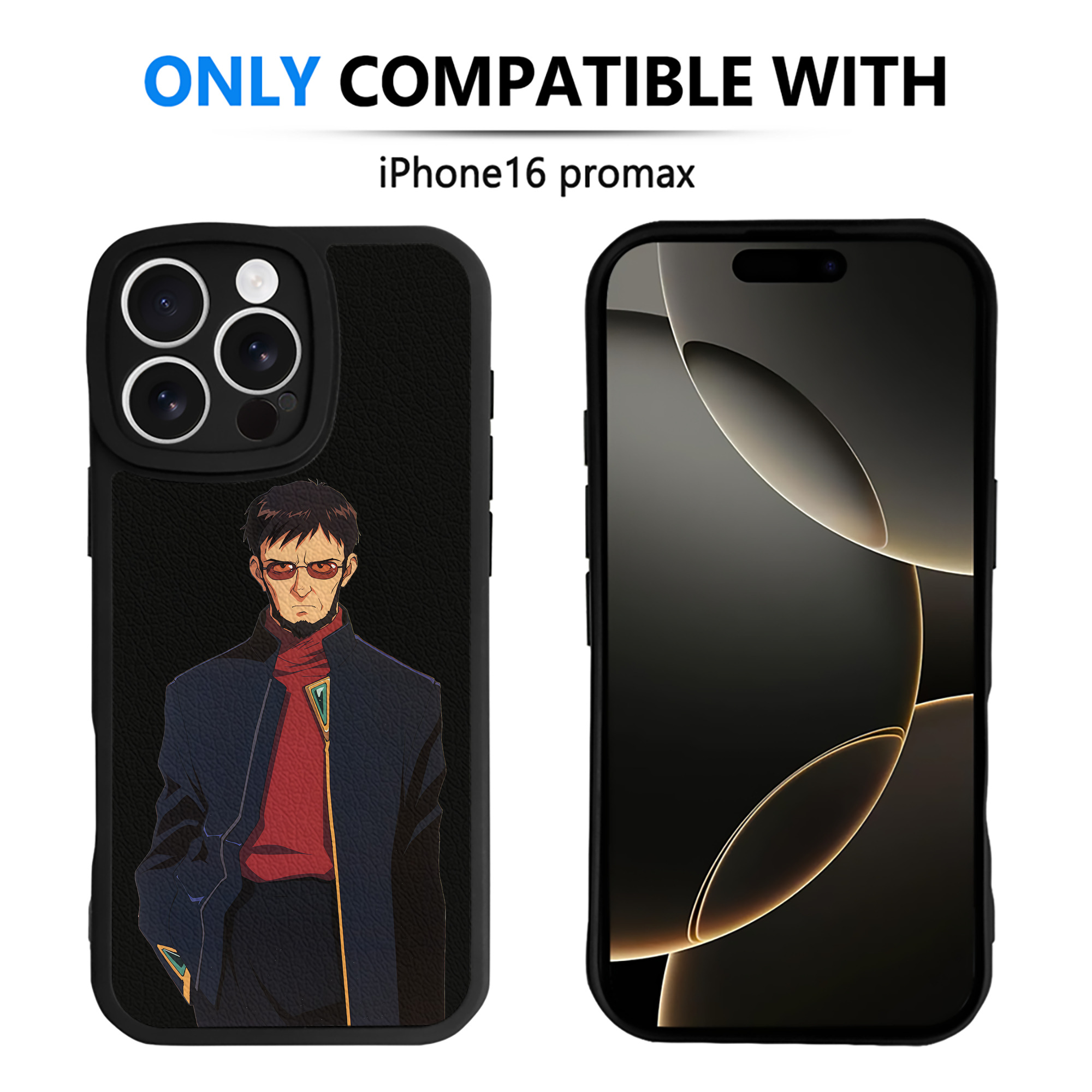 （画像用） EVA 新世紀エヴァンゲリオン 【iPhone 16シリーズ対応】シリコンスマホケース（レザー調） 材質：シリコン